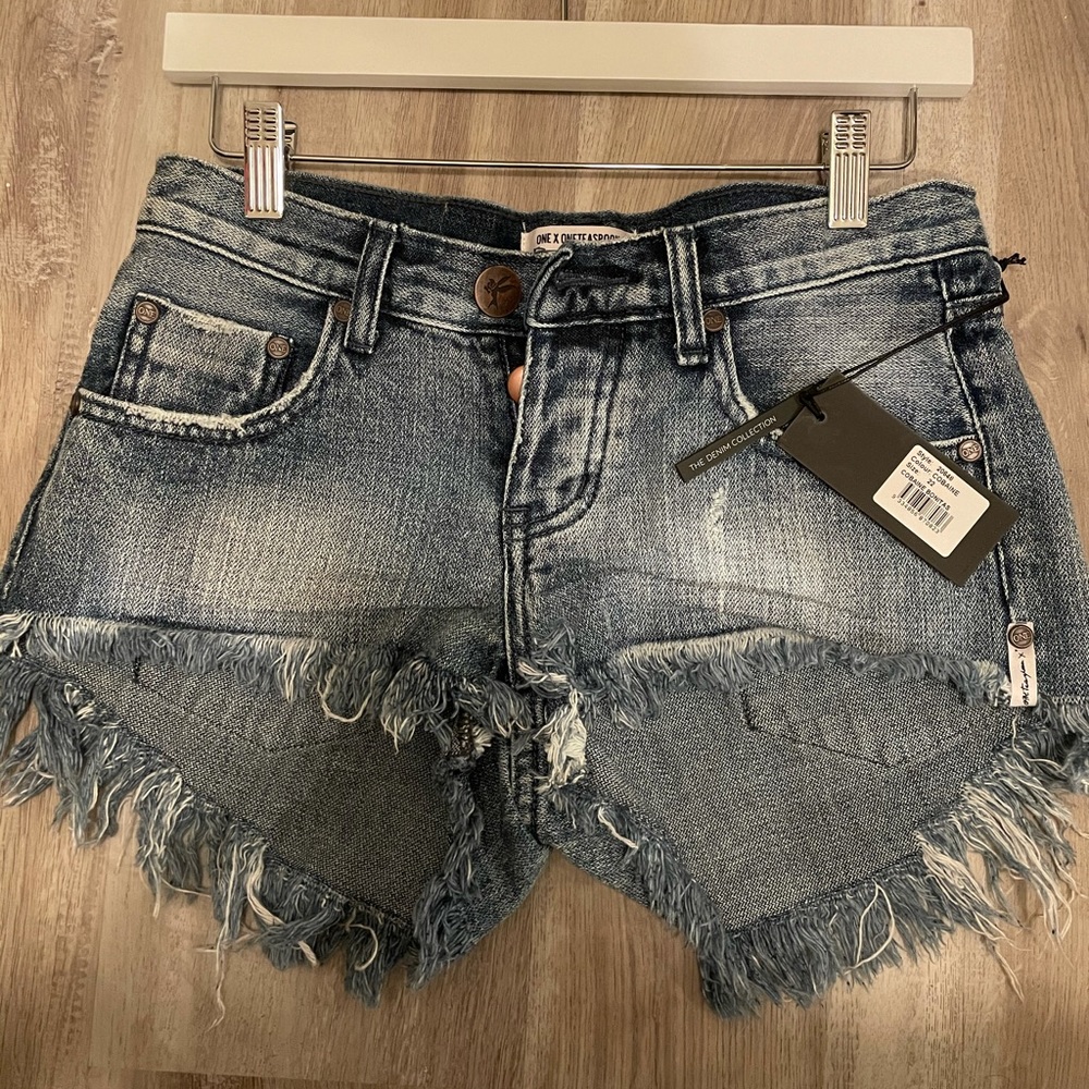 Brand new with tags. One teaspoon demin short